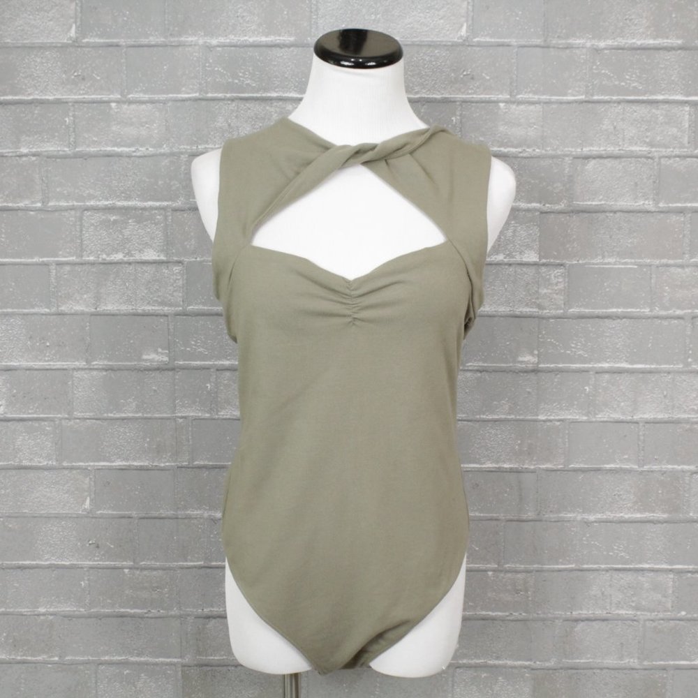 Free People Twist Cutout Bodysuit